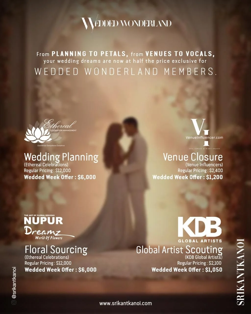 From Planning to Petals, Your Wedding Dreams at 50% Off